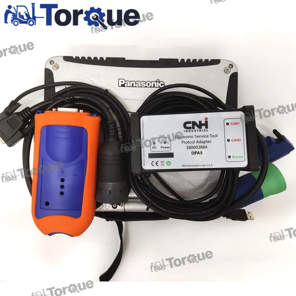 

2 в 1 5,2 AG JD EDL V2 сервисный центр с 9,5 CNH EST DPA5 электронная связь данных диагностический комплект грузовика + Thoughbook CF19 ноутбук