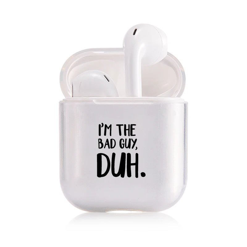 I201484 Хрустальный милый чехол для наушников для Apple AirPods, чехол из жесткого поликарбоната, прозрачный защитный чехол, аксессуары для AirPods, зарядная коробка - Цвет: I201484