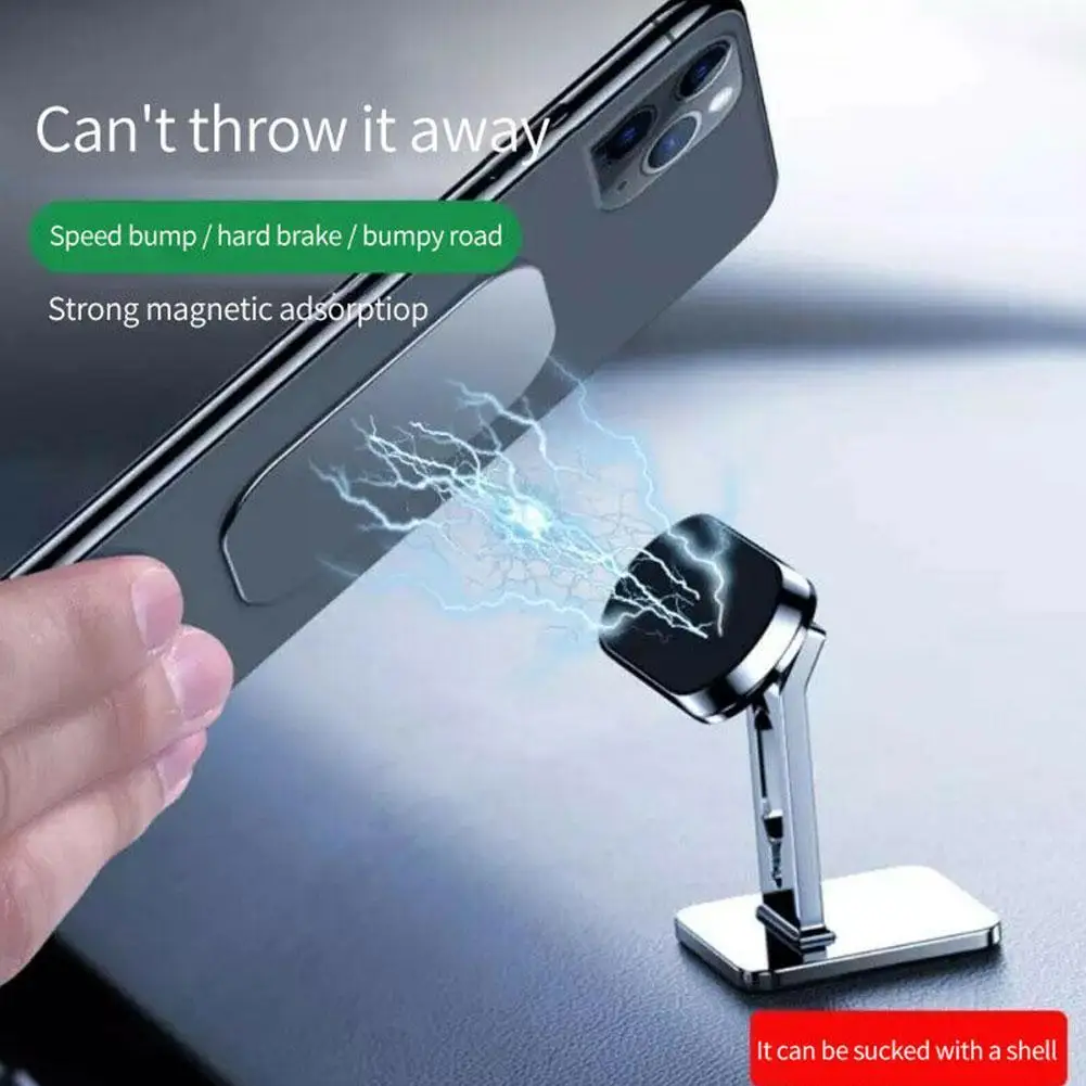 Универсальный магнитный автомобильный держатель для телефона поворот на 360