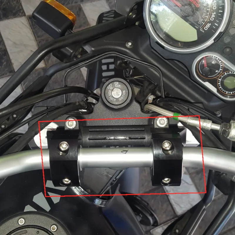 CNC 2-дюймовый Поворотный Зажим для Руля Мотоцикла подходит Triumph Tiger Explorer 12 XC 7/8