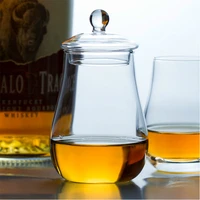 iso international standard scotland whisky glass with lid travel portable copita nosing rocks glasses whiskey tumbler wine cups