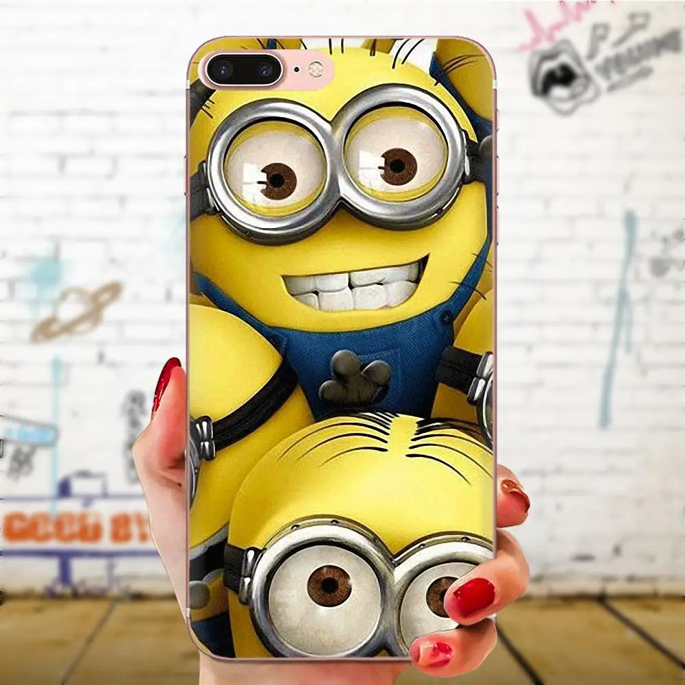 Мягкий чехол с принтом для телефона новый миньонами Galaxy Grand A3 A5 A7 A8 A9 A9S On5 On7 Plus Pro Star