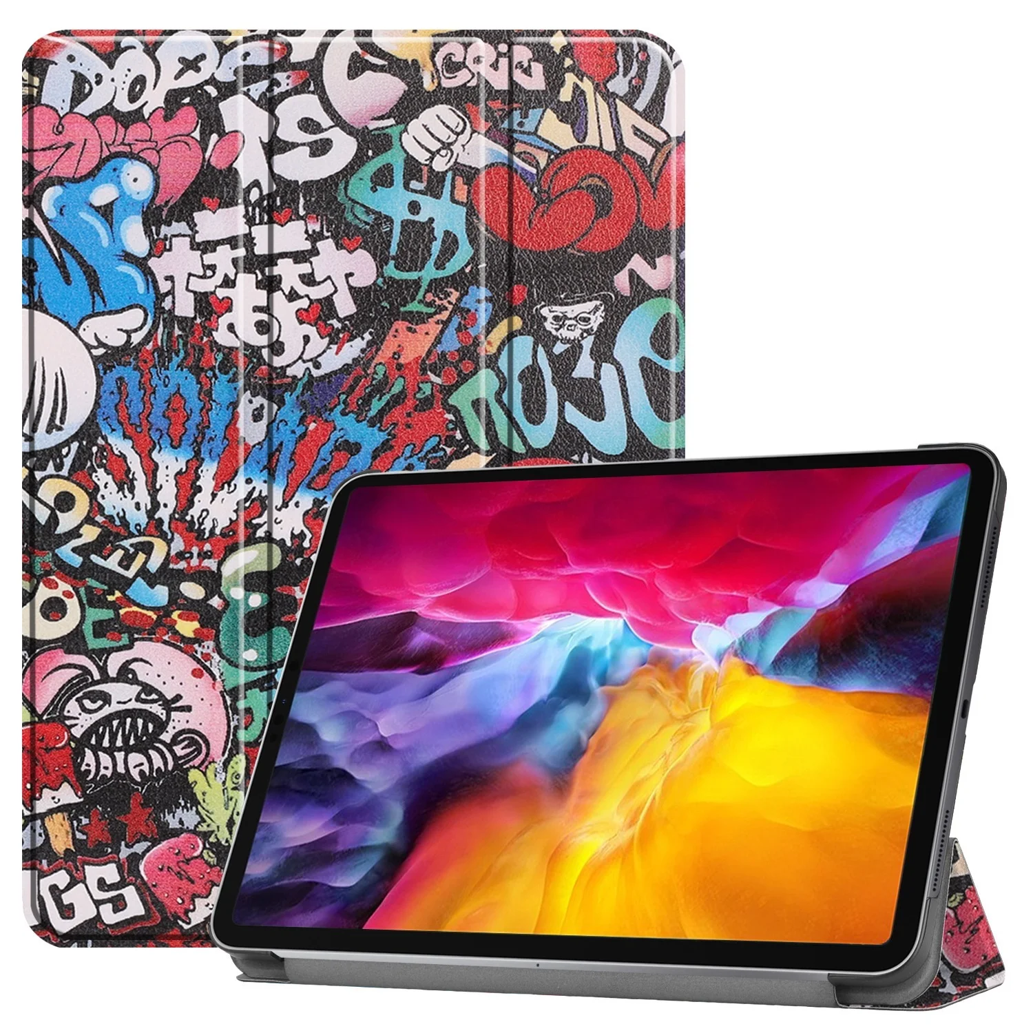 

Sleep Three-fold Bracket All-inclusive Protective CoverApplicable 2021 IPad Pro11 Inch Protective Case New IPad 11 Inch