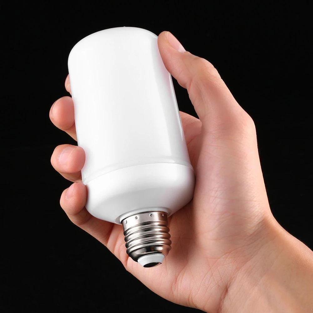 Interesting Gravity Sensor Led Fire Flame Light E27 LED Lamp Effect Flickering Emulation Bulb | Лампы и освещение