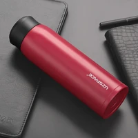 new 316 stainless steel thermo vacuum flask portable car water cup business mug leakproof simple student tea filter bottle 500ml