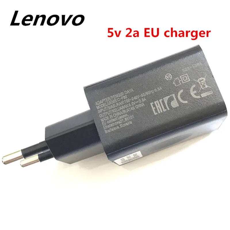 Зарядное устройство Lenovo 5V2A EU настенный адаптер питания кабель передачи данных