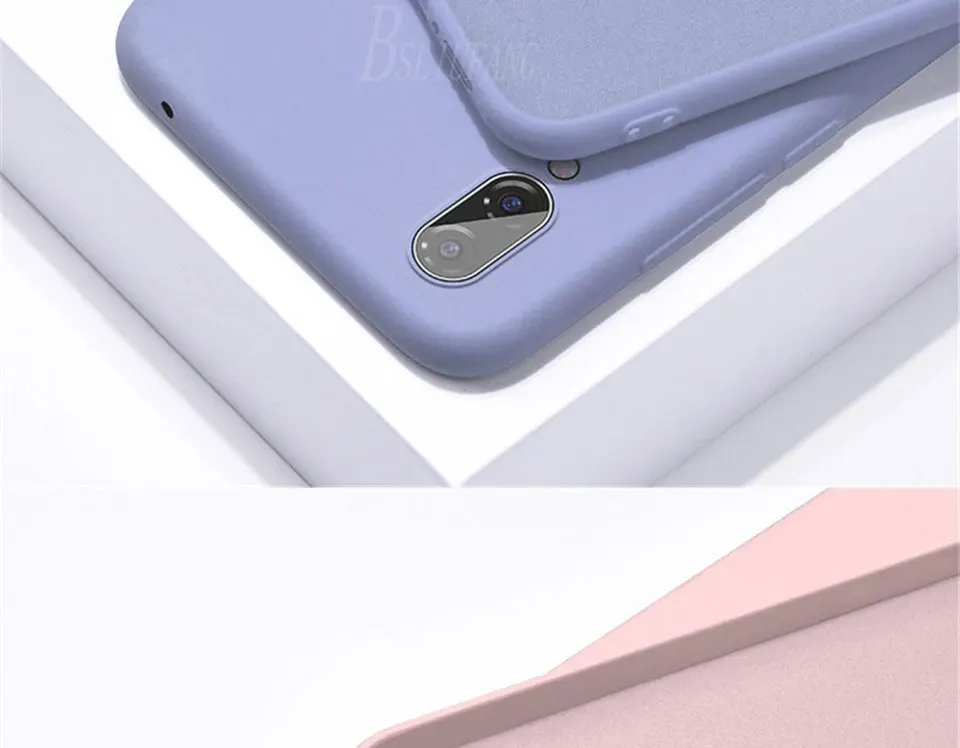 Силиконовый однотонный Цвет чехол для samsung Galaxy A40 A50 A70 M10 M20 M30 J4 J6 J8 A750 A6 плюс Note 8, 9, 10, S8 S9 S10 плюс S10E