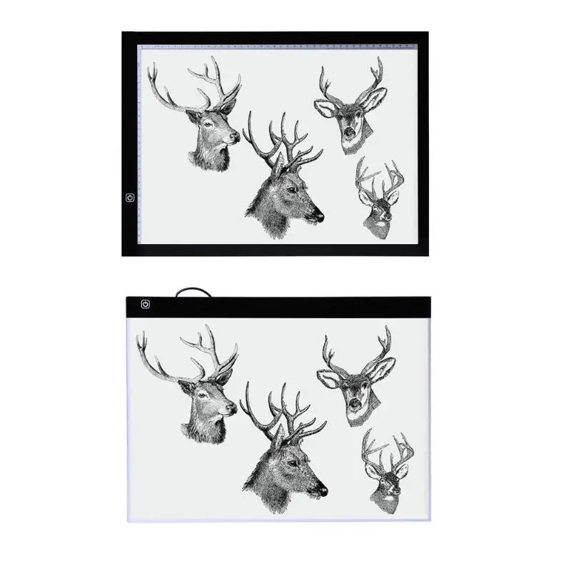 Графический планшет A3 A4 A5 светодиодный для рисования тонкий художественный