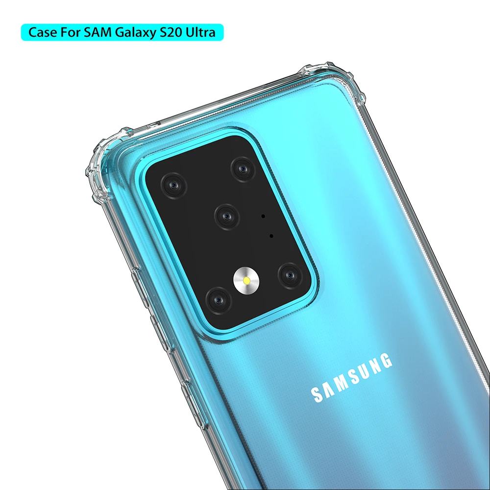 Силиконовый прозрачный чехол из термопластичного полиуретана для телефонов Samsung