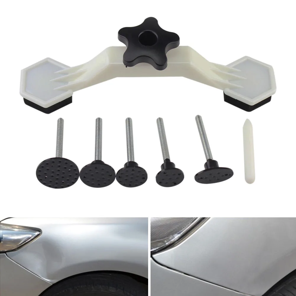

Universal Car Dent Repair Body Damage Fix Tool Pulling Bridge Puller Dent Removal Glue Tabs Hand Repair Tools Kit