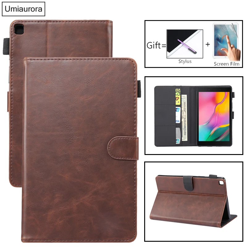 

Магнитный Роскошный чехол для Samsung Galaxy Tab A 8,0 2019 SM-T290 T290 T295 T297, чехол из искусственной кожи для планшета, подставка