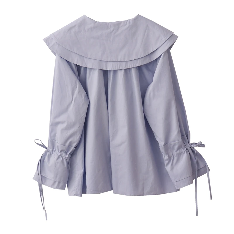 Новинка 2021 лидер продаж женские топы корейская модная блузка с длинным рукавом