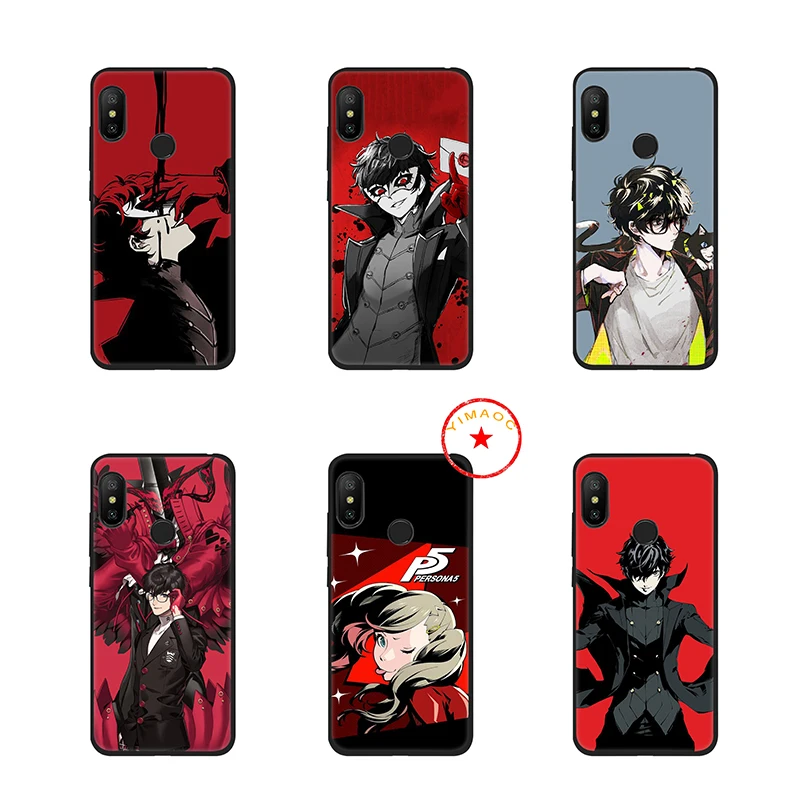 p5 P Persona 5 Soft Silicone Case for Xiaomi Redmi K20 S2 7A 6A 6 Pro Plus 5A GO 4A 4X |