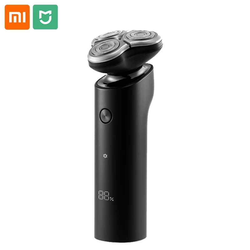 Xiaomi Mijia электробритва S500 Мужская бритва триммер для бороды 3 головки гибкий сухой