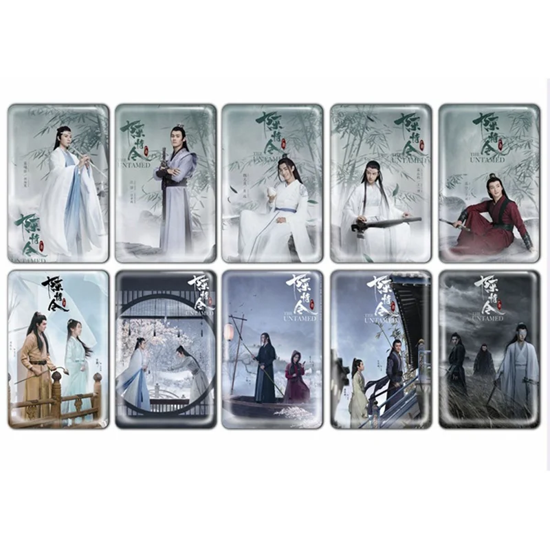 Mo дао ЗУ shi аниме карты Стикеры для художественного оформления ногтей ручная