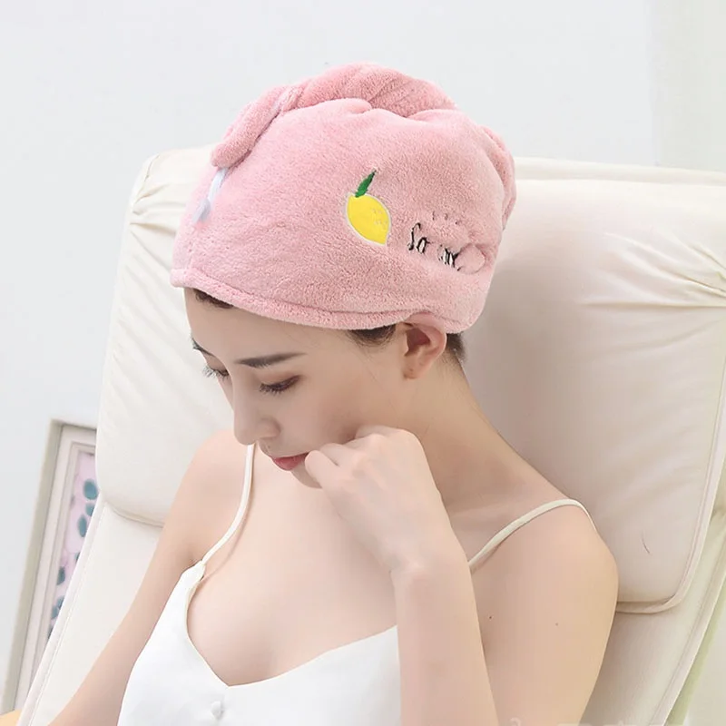 Быстросохнущая шапочка для ванной из микрофибры супервпитывающая душа с