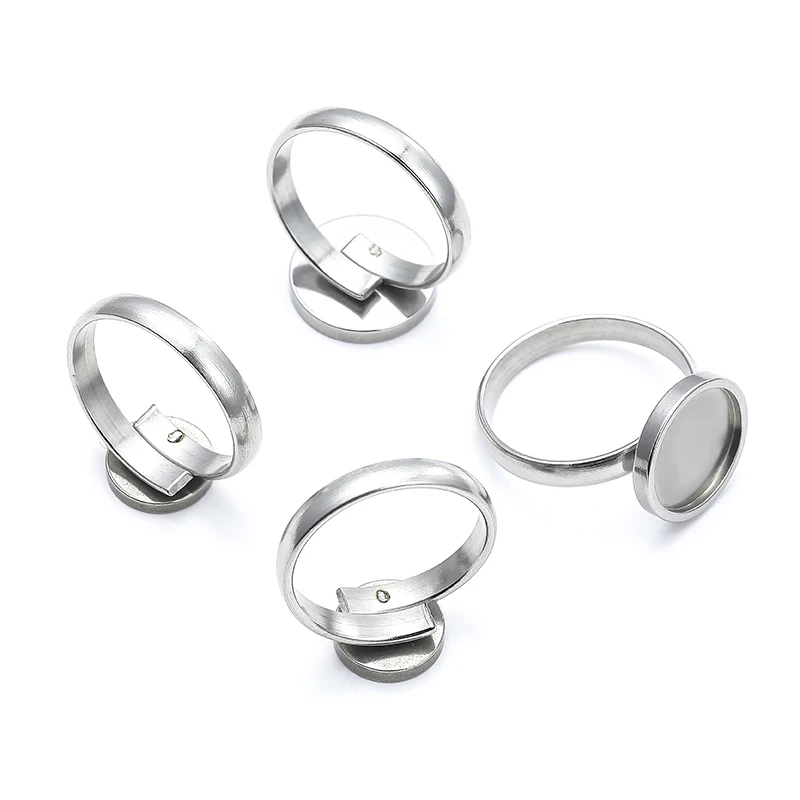 Параметры кольца кабошона из нержавеющей стали уплотненные пустые опорные