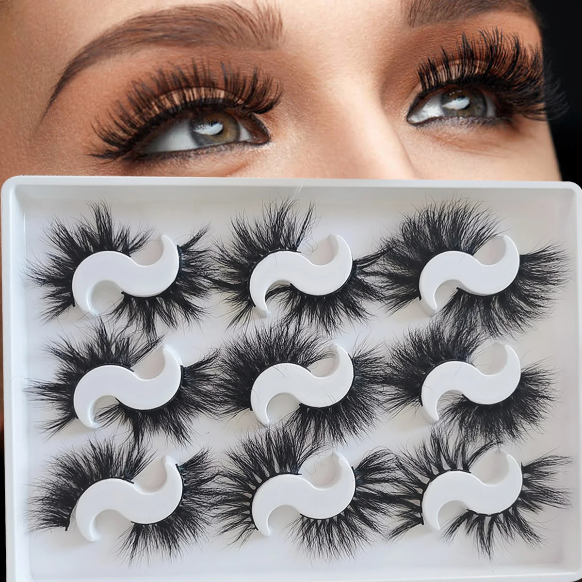 

Wholesale 6d Faux Mink Lashes Eyelash Extension With Private Label