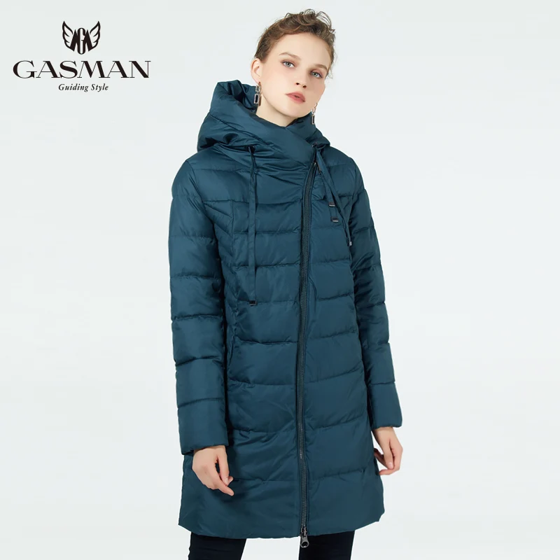 GASMAN 2019 женский пуховик большой размер женская зимняя куртка Теплая верхняя
