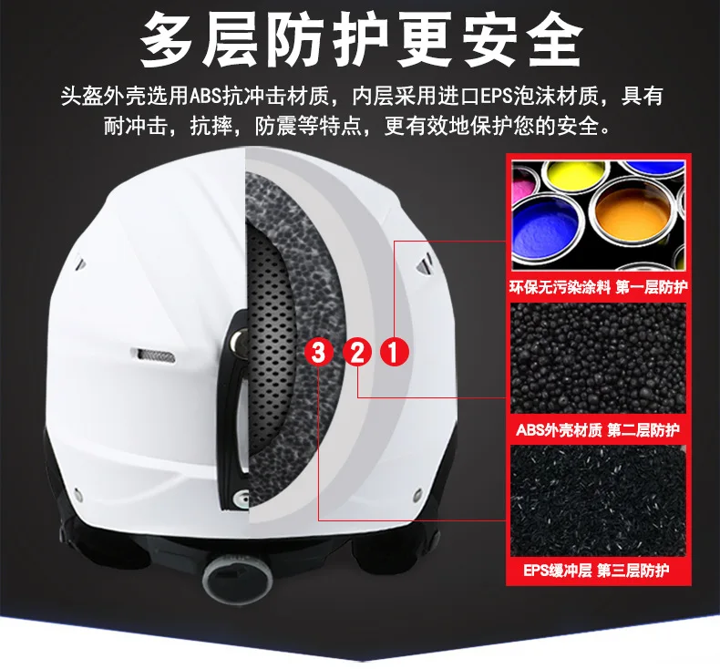 2020 Новый брендовый лыжный шлем цельнолитой Регулируемый для сноуборда мужчин и