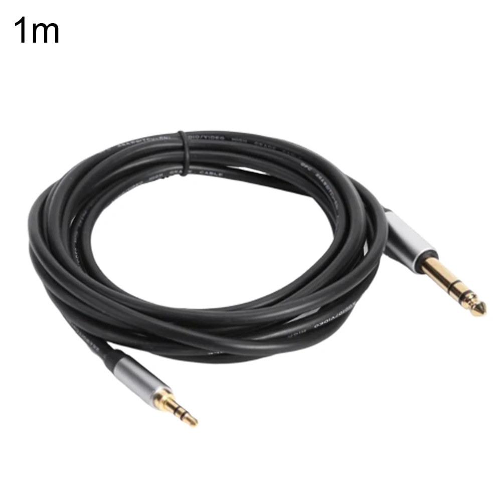 Audio Cable 3.5mm Male to 6.35mm Male Jack Audio Cable Connector Speaker Line Aux Cable For Guitar Mixer Amplifier Loudspeaker