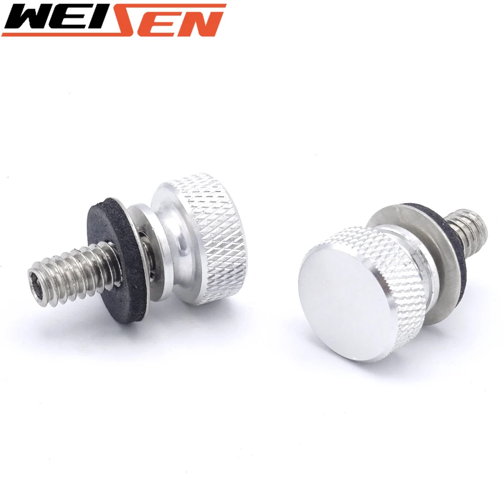 

For Harley Davidson 1986-2021 Zine-Alloy Rear Fender Passenger Seat Bolt Screw Nut Knob Cover Motorcycle Accessories