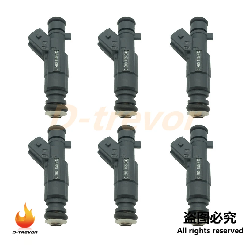 

6PCS OEM 0280155843 fuel injectors nozzle for RENAULT CLIO II 1999-2003 MEGANE 1998-1999 1.6 8V