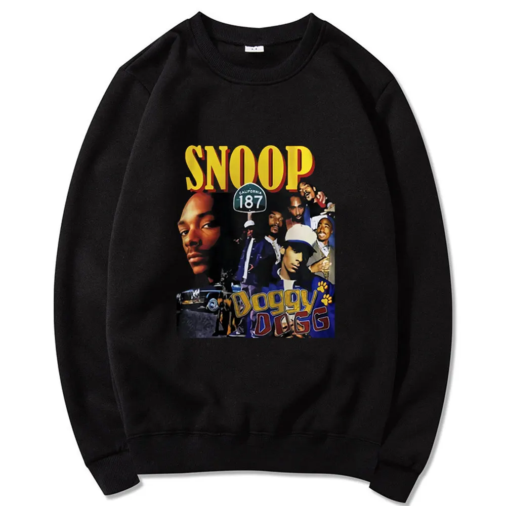 

2021 Hot Sale Snoop Doggy Dogg Cartoon Wear Comfortable Men/Women Tracksuit Harajuku Daily Clothes Casual Cotton Couple Clothing
