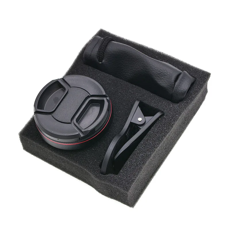 Объектив камеры мобильного телефона 2 в 1 профессиональный комплект объективов