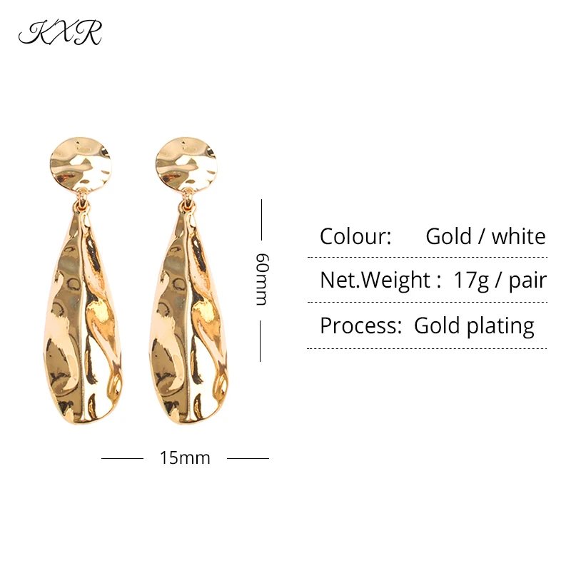 

KXR Earring Stud Europe Exaggerated Irregular 2020 New Trend Web Celebrity Female Fashion Atmosphere Earring