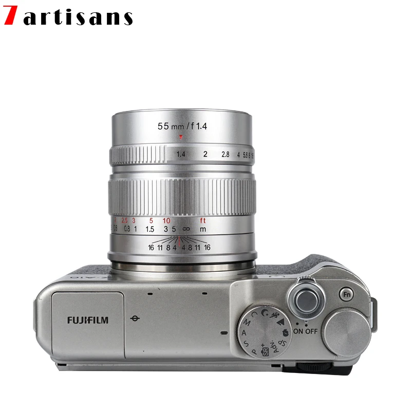 7artisans55MM F1.4 Большая диафрагма портретная ручная фокусировка объектив камеры для