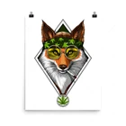 Хит, домашний декор, постер, скандинавский абстрактный животный Лисий сорняк, настенная живопись, холст, художественный постер, принт, Настенная картина, рамка для гостиной