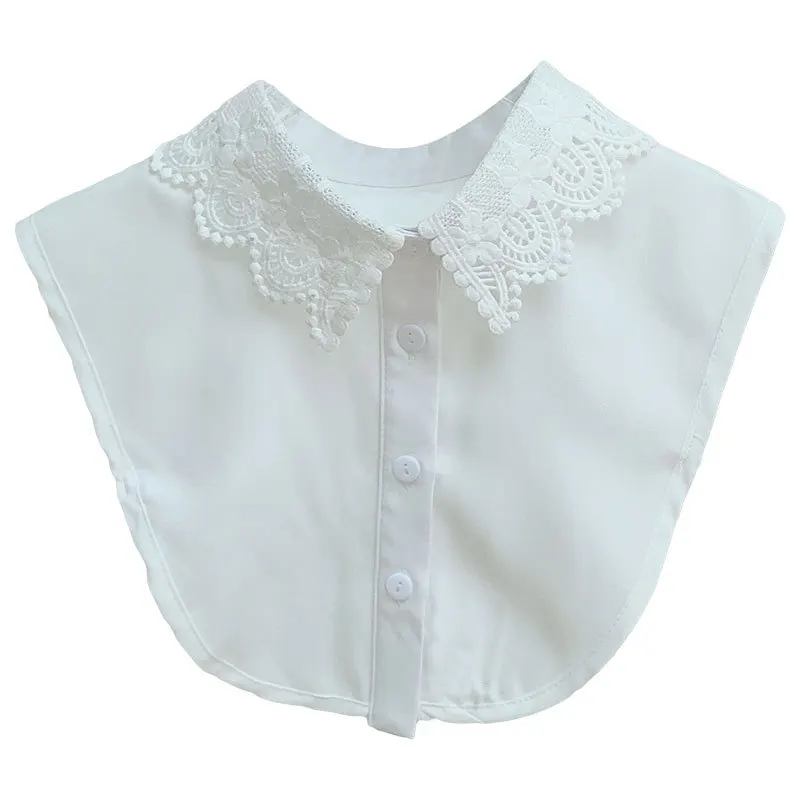 Linbaiway женские съемный воротник кружевное платье с цветочным рисунком и кружевным