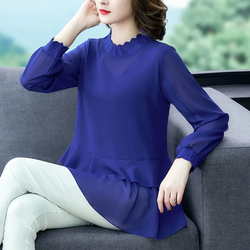 Женские блузки и рубашки элегантная белая рубашка с длинными рукавами