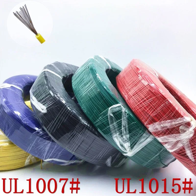 5 м UL 1007 американский стандарт электронная линия 1015 #28AWG7/0 12 26 24 22 20 18 16 Чистый