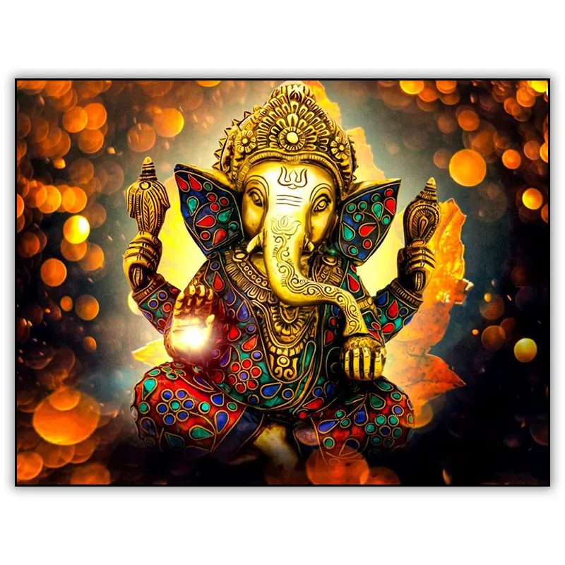 Индийская Настенная картина Ганеш 5d алмазная живопись своими руками полная