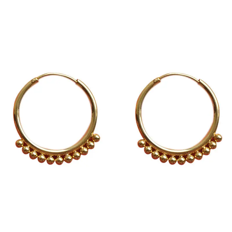 

Gold Color Stainless Titanium Steel Gold Wings Women Crystal Hoop Earrings for Wedding