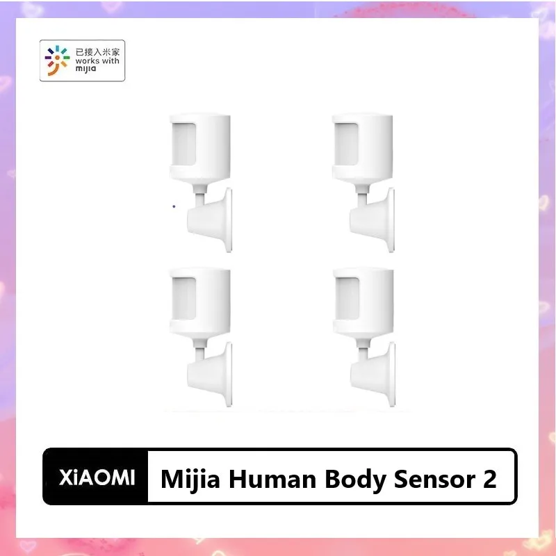 

Датчик человеческого тела Xiaomi Mijia, сенсорный кронштейн для измерения яркости и освещенности в темноте, с поддержкой Bluetooth, работает с прилож...
