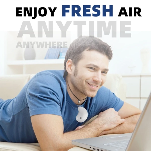 2 шт. подвесной очиститель воздуха для шеи стильный Персональный переносной мини