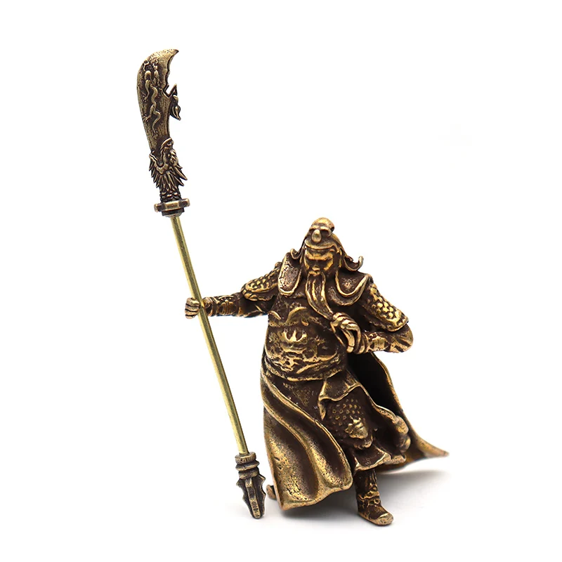 

Статуэтка Гуань Гун из меди