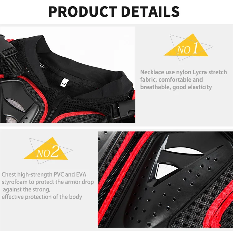 WOSAWE профессиональная мотоциклетная защита для тела мотокросса поддержка спины