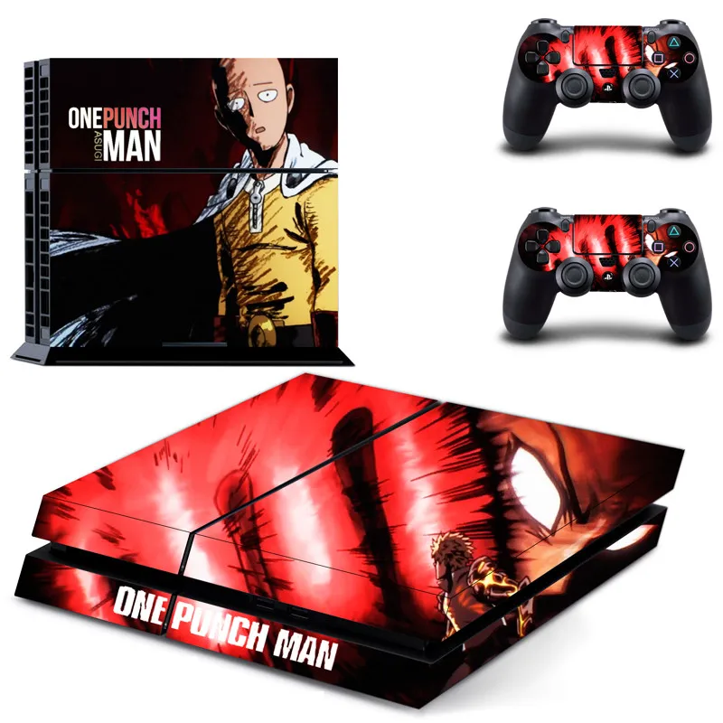 One Punch Man PS4 стикер s Play station 4 наклейки для консоли PlayStation и контроллера Скины