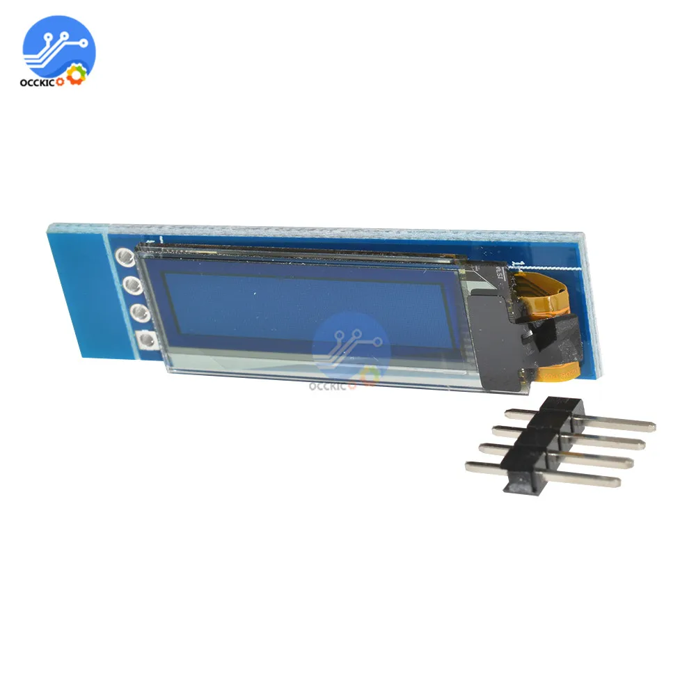 0 91 дюйма 128x32 I2C IIC синий OLED ЖК дисплей модуль &quot12832 SSD1306 экран для Arduino PIC|screen for