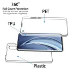 360 Двойная полная Противоударная фотография для Redmi Note 5 6 7 8 8T 9 9S Pro S2 5A 6A 7A 8A 9 K20 K30 Pro, прозрачная крышка корпуса Coque