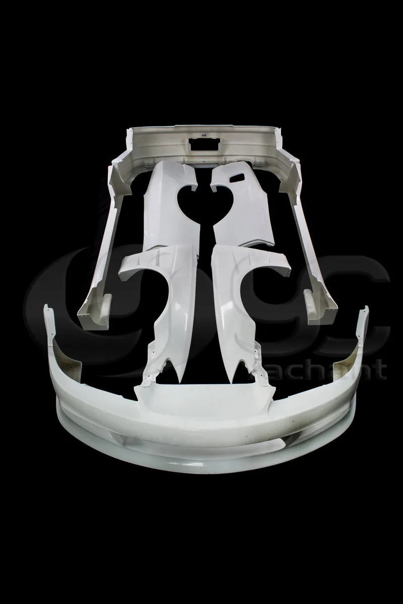 Стайлинг автомобиля FRP волоконное стекло кузов комплект подходит для 1999 2002 S15 Silvia