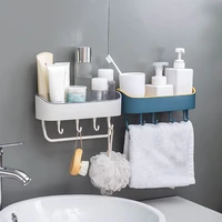 wall hanging rack bathroom shelf organizer wall mounted shampoo spices shower storage rack holder bathroom accessories