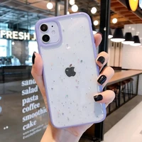 2022 jwmove twinkle candy transparent phone case for iphone 11 12 13 mini pro max xs x xr 7 8 6 6s plus se soft shockproof cases