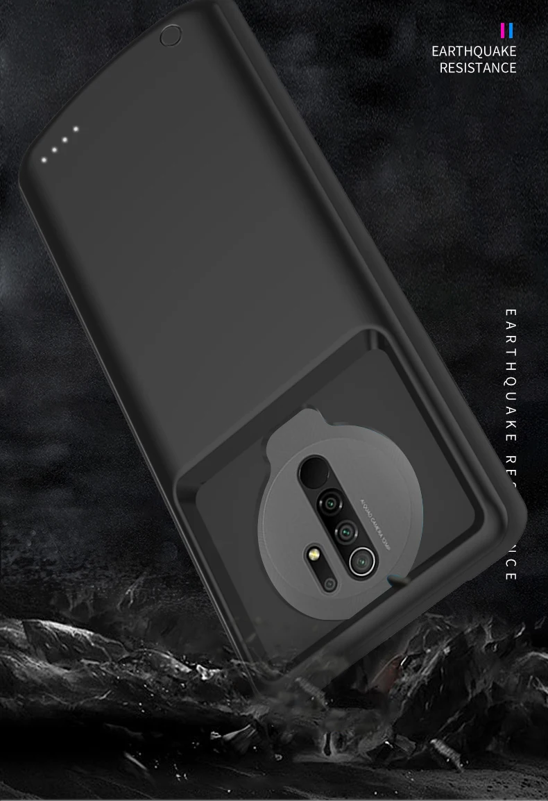 Чехол для зарядного устройства Xiaomi Redmi 9 тонкий силиконовый ударопрочный чехол