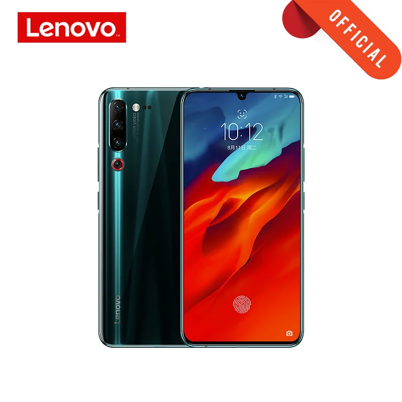 Lenovo Z6 Pro Snapdragon 855 смартфон с восьмиядерным процессором ОЗУ 6 ГБ ПЗУ 128 39 дюйма 48 МП