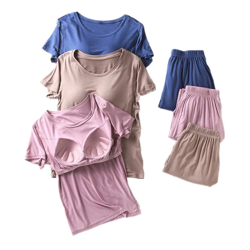 Пижама женская с подкладкой цвет в ассортименте M L XL XXL 2 шт/комплект | Женская